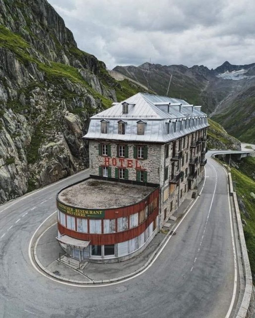 Inside Abandoned Hotel Belvedere in Switzerland