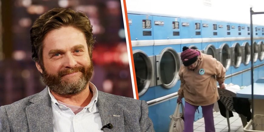 Zach Galifianakis Paid Old Homeless Woman's Rent for Years & Spent Time with Her as She Had No Family