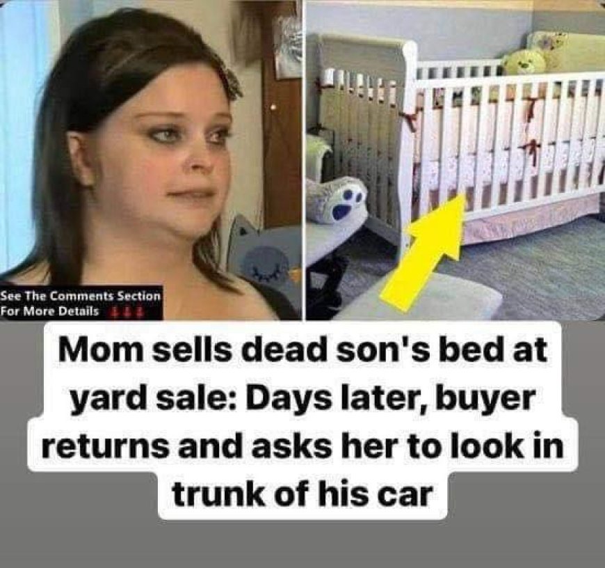 A grieving mother sells her stillborn baby’s crib for $2. A week later, the buyer returns it completely transformed